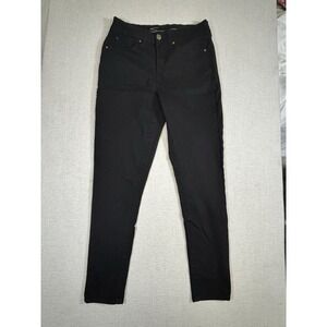 Seven7 Women's Slim Fit High Rise Black Tummyless Skinny Stretch Jeans Size 8
